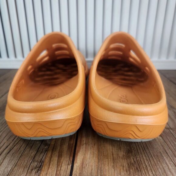 Oboz Whakata Coast Recovery Clogs Mens Sz 9 Melon Orange Slip On Comfort Sandals - Picture 4 of 10